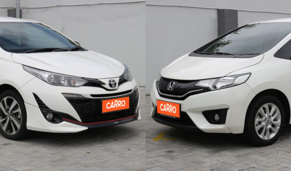 Honda Jazz Vs Toyota Yaris Komparasi Mobil Bekas 200 Jutaan L Carro Id