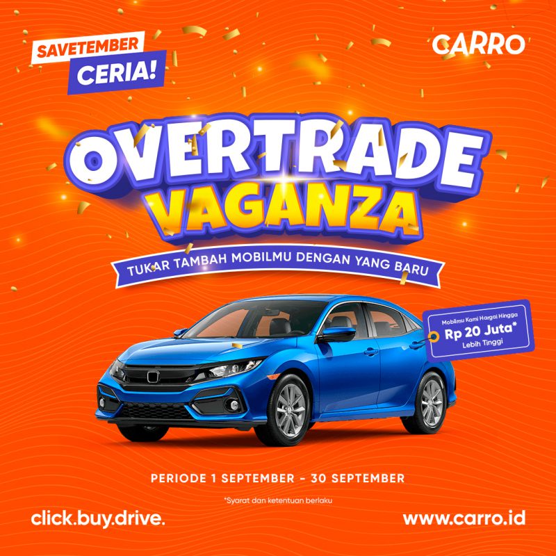 Promo trade in mobil bekas di CARRO INdonesia