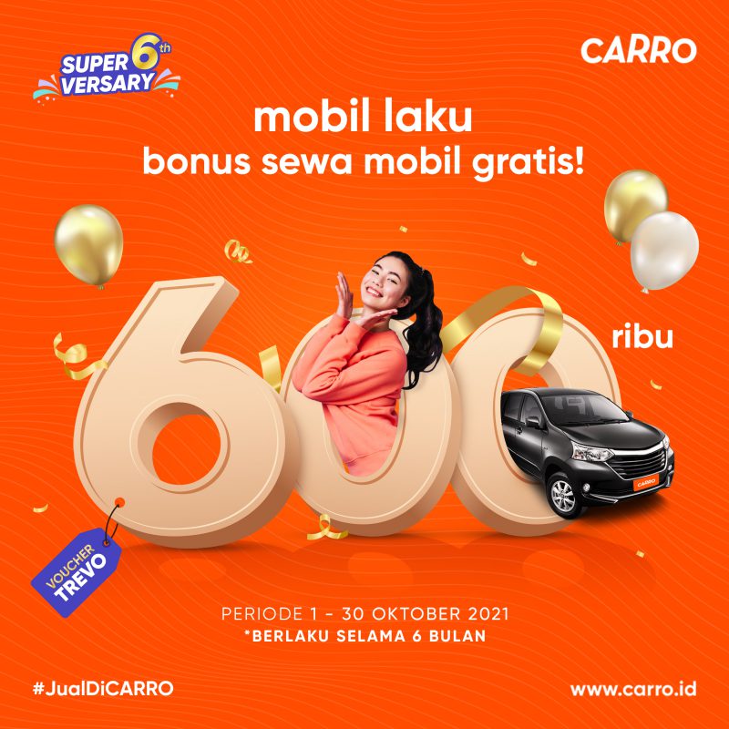 Promo jual mobil bekas CARRO Indonesia