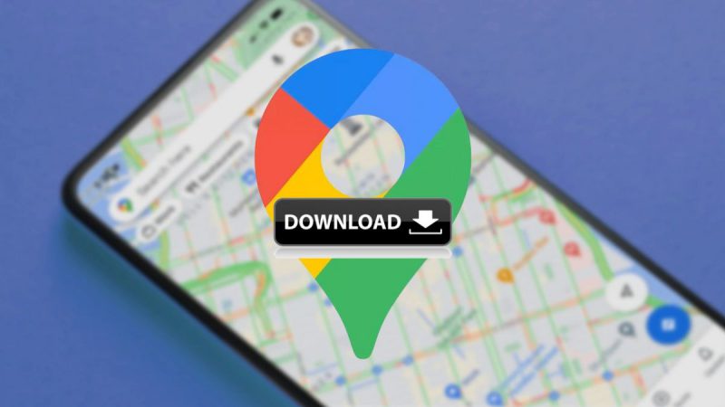 Unduh peta digital dari Google